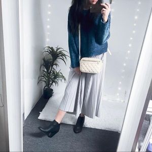 Sweaters - Blue Crew Neck Sweater Sweaters - Blue Crew Neck Sweater